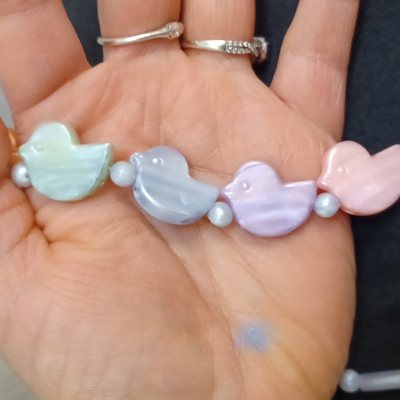 Vintage 80s style Easter necklace - Picture 4 of 4